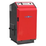 Atmos Pelletkessel P14, 14 kW, mit Fronthaube und A25 Pelletbrenner