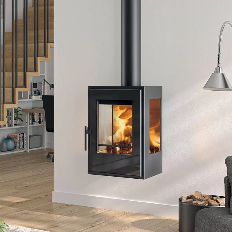 Panadero Wandhängender Holzofen Inca Wall - 8 kW Panadero Wandhängender Holzofen Inca Wall - 8 kW